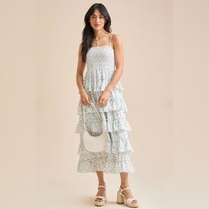 NWT Altar’d State Trina Floral Maxi Dress